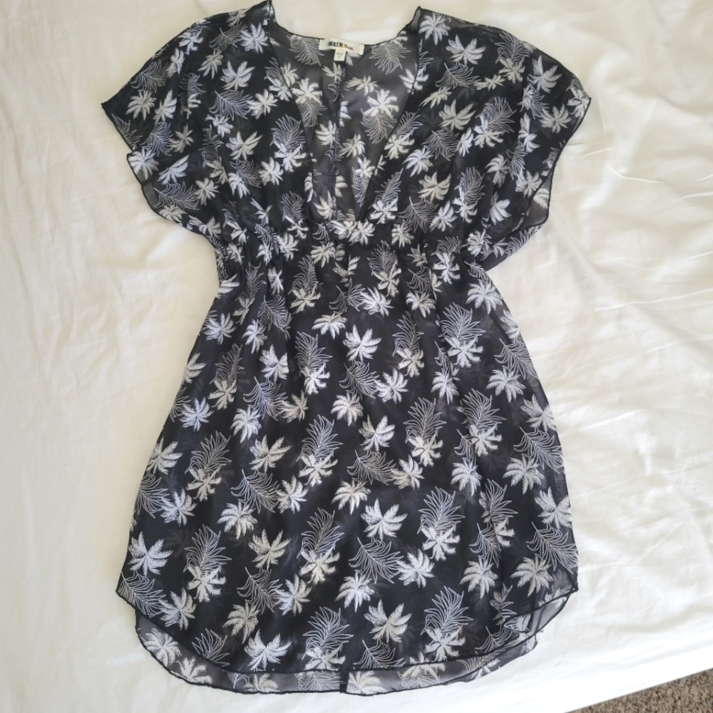 Sheer swimsuit cover